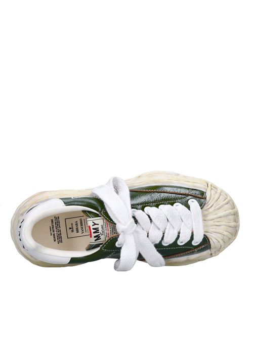 Sneakers in pelle MAISON MIHARA YASUHIRO | A14FW736VERDE-BIANCO